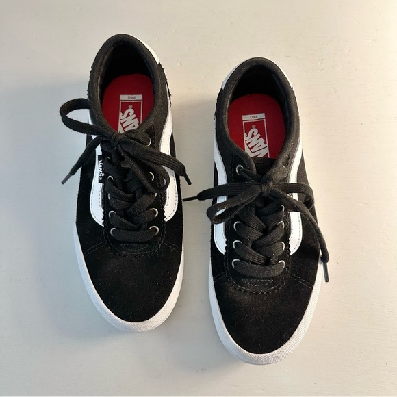 Vans Black Suede Chima Pro Youth Sneakers Size 3 - Picture 6 of 11